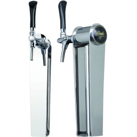 Colonne Lindr NAKED avec 1 robinet en acier inoxydable