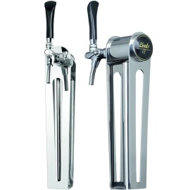 Colonne Lindr NAKED avec 1 robinet en acier inoxydable