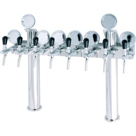Colonne Lindr "T" avec 8 robinets