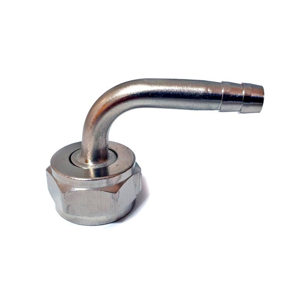 Adaptateur coudé pour tête - robinet 5/8" laiton ou acier inoxydable Adaptateur coudé pour tête - robinet 5/8" laiton ou acier inoxydable