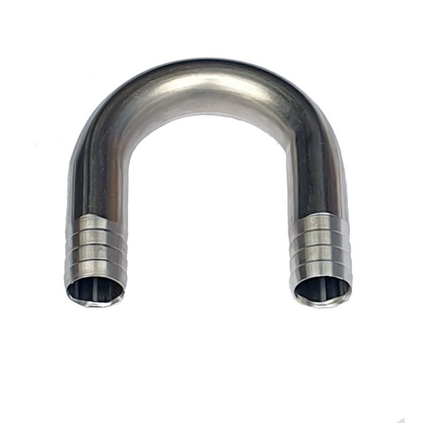 raccord en U en acier inoxydable 12mm pour tubes de 13mm et 16mm