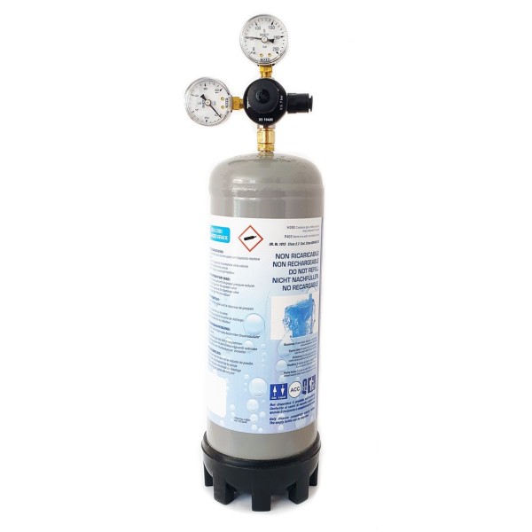 Kit bouteille de CO2 1200g + détendeur avec 2 manomètres (sortie 5/16) Kit bouteille de CO2 1200g + détendeur avec 2 manomètres (sortie 5/16)