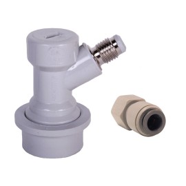 Tête de fût système NC pour gaz avec connecteur 3/8" JG - CMB 'Ball-lock'