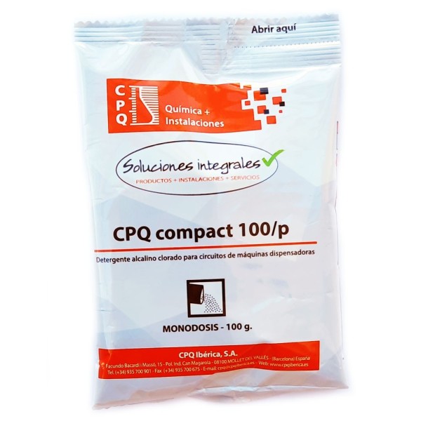 Poudre de nettoyage CPQ compact 100/p 100g (contient du chlore) - pour le nettoyage en profondeur des systèmes de distribution Poudre de nettoyage CPQ compact 100/p 100g (contient du chlore) - pour le nettoyage en profondeur des systèmes de distribution