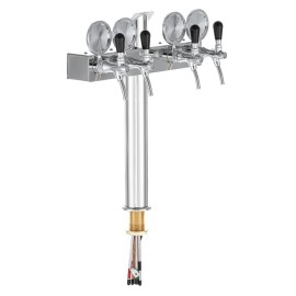 Colonne Lindr "T" avec 4 robinets