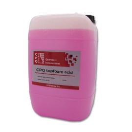 CPQ topfoam acid - détergent acide moussant - carafe 25kg