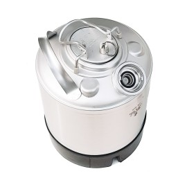 Fût de nettoyage en acier inoxydable 9L - 1 connexion type S
