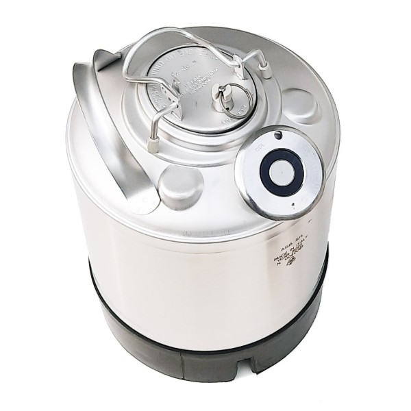 Fût de nettoyage en acier inoxydable 9L - 1 connexion type A Fût de nettoyage en acier inoxydable 9L - 1 connexion type A