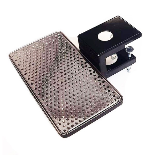 Égouttoir avec support avec vidange 40 x 21 x 2cm ø5cm Égouttoir avec support avec vidange 40 x 21 x 2cm ø5cm