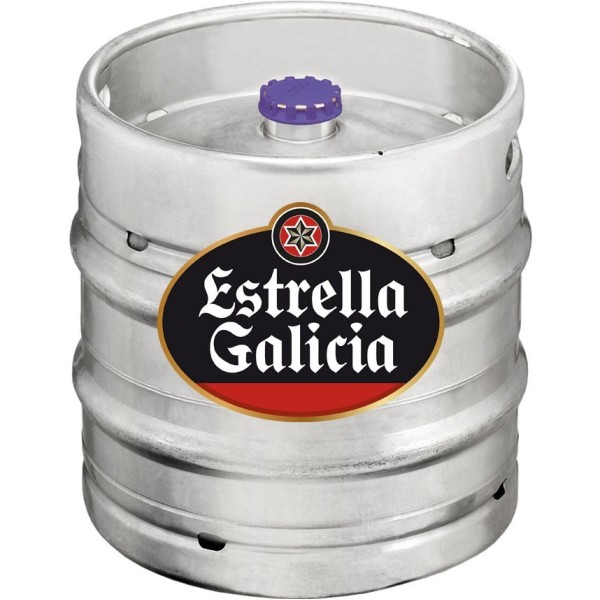 Estrella Galicia 50 litres Keg - collecte uniquement Madrid