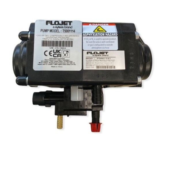 Pompe pneumatique Flojet T5001114 pour la propulsion d'air ou de CO2 Pompe pneumatique Flojet T5001114 pour la propulsion d'air ou de CO2