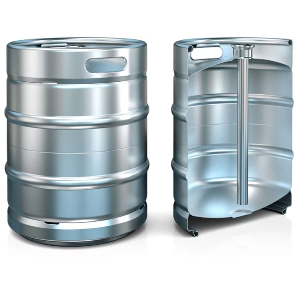 Fût 50L EUROKEG 408mm fempilables avec plongeur Fût 50L EUROKEG 408mm fempilables avec plongeur