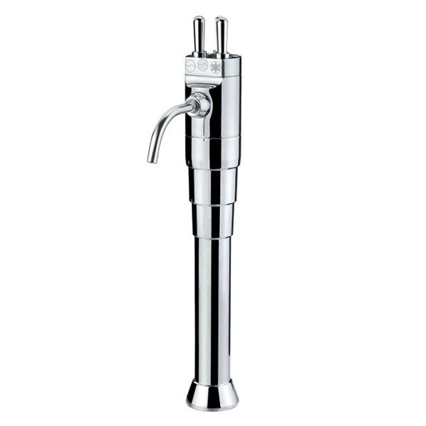 Robinet distributeur d'eau chromé Xenia 3 voies – leviers Robinet distributeur d'eau chromé Xenia 3 voies – leviers