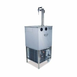 Rafraîchisseur de bière V-100 portable avec colonne et plateau