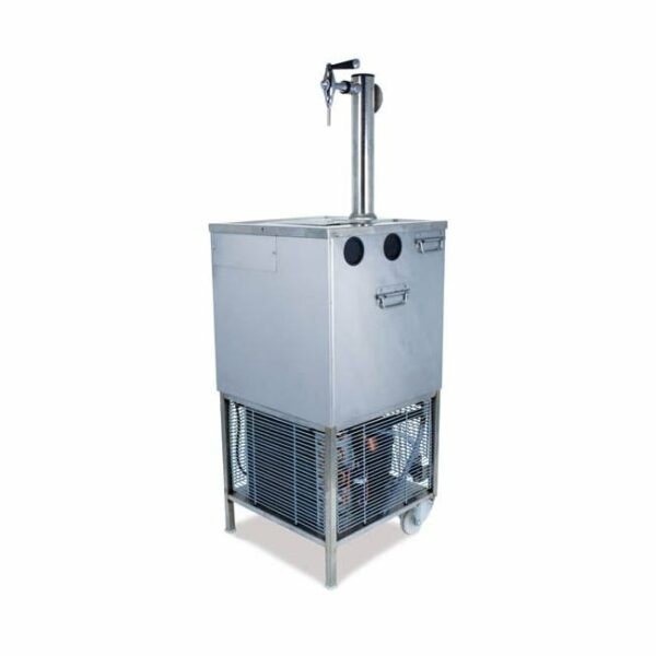 Rafraîchisseur de bière V-100 portable avec colonne et plateau Rafraîchisseur de bière V-100 portable avec colonne et plateau